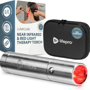 Lifepro Infrared & Red Light Therapy for Body Joints & Muscles Wellness Support, Portable Red Light Therapy Device, Near Infrared Light Therapy for Body & Face - Use 3 wavelengths