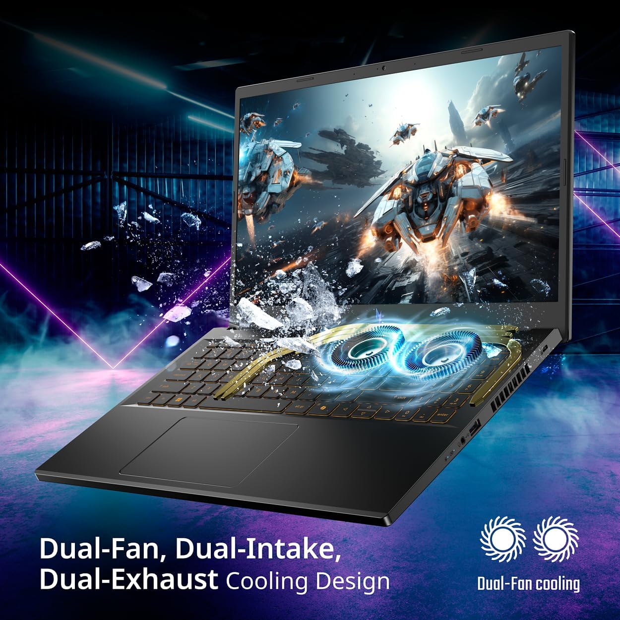 Acer Nitro V Gaming Laptop | Intel Core i9-13900H Processor | NVIDIA GeForce RTX 5060 Laptop GPU | 15.6" FHD IPS 165Hz Display | 16GB DDR4 | 1TB Gen 4 SSD | Wi-Fi 6 | Backlit KB | ANV15-52-98KV - Image 6