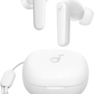 Soundcore by Anker P20i True Wireless Earbuds, 10mm Drivers with Big Bass, Bluetooth 5.3, 30H Long Playtime, Water-Resistant, 2 Mics for AI Clear Calls, 22 Preset EQs, Customization (White)