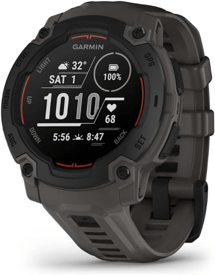 Garmin Instinct® E 45mm, Rugged Outdoor GPS Smartwatch, 24/7 Health Monitoring, Wrist-Based Heart Rate, Up to 16 Days of Battery Life, Charcoal - Image 4