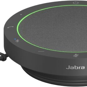 Jabra Speak2 55 Wireless Bluetooth Speakerphone (2025 Edition) - Portable with 4 Noise-Cancelling Mics - Microsoft Teams Certified - Dark Grey