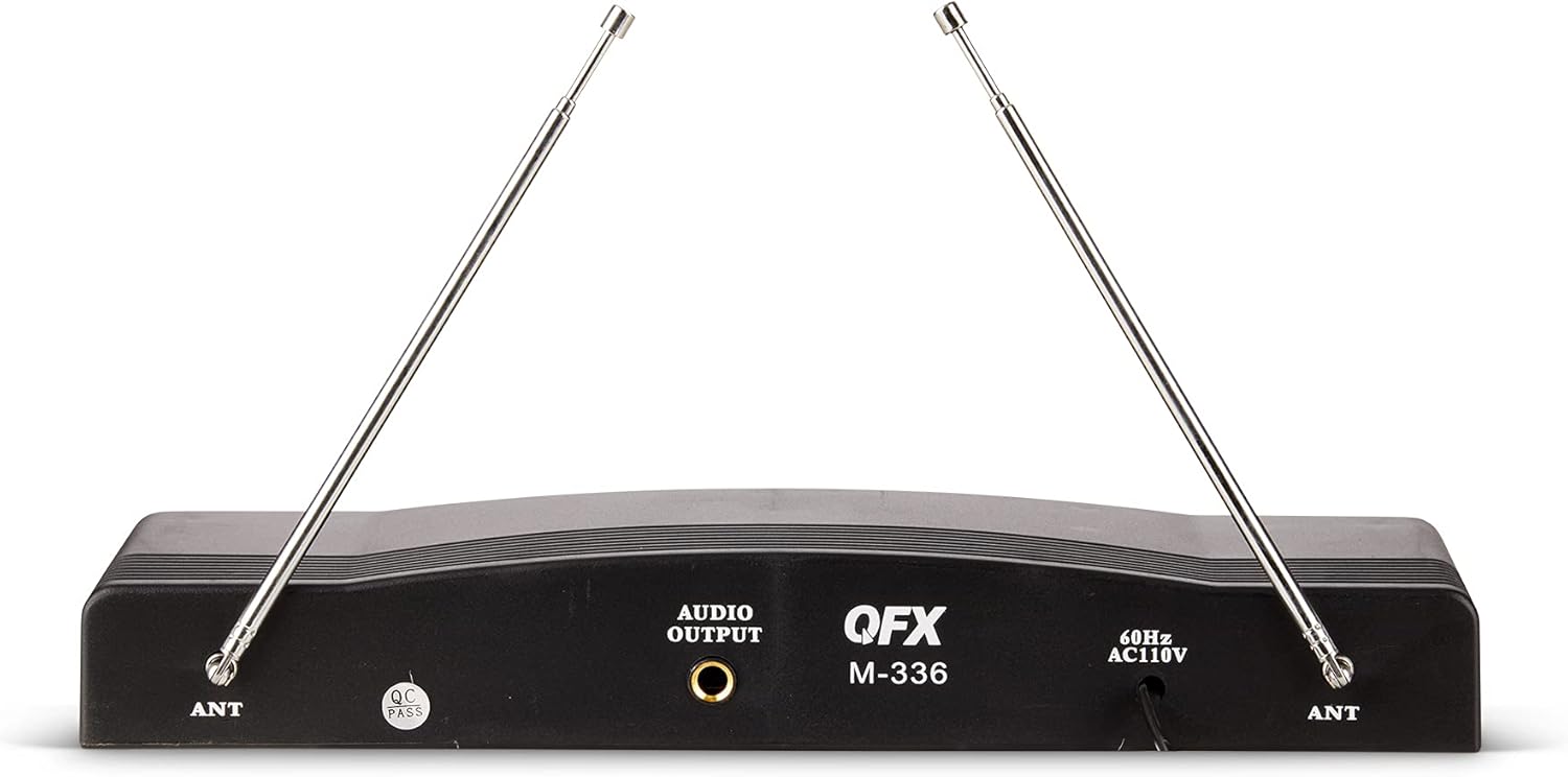 QFX M-336 Wireless Dynamic Professional Microphone - Twin Pack - Image 6