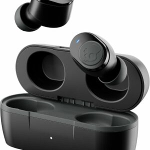 Skullcandy Jib True 2 Wireless Earbuds, Bluetooth Headphones, Up to 33 Hours Battery with Charging Case, Noise Isolating Fit, Sweat and Water Resistant, Microphone for iPhone Android - True Black