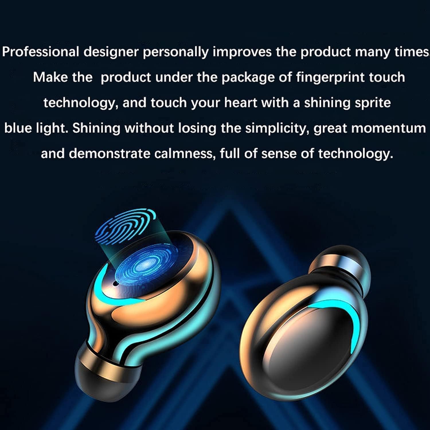 2023 Newest Wireless Earbuds, F9-5, Bluetooth Earphones with Charging Case, IPX7 Waterproof Stereo Headphones in-Ear Built-in Mic Headset for Sport - Image 3