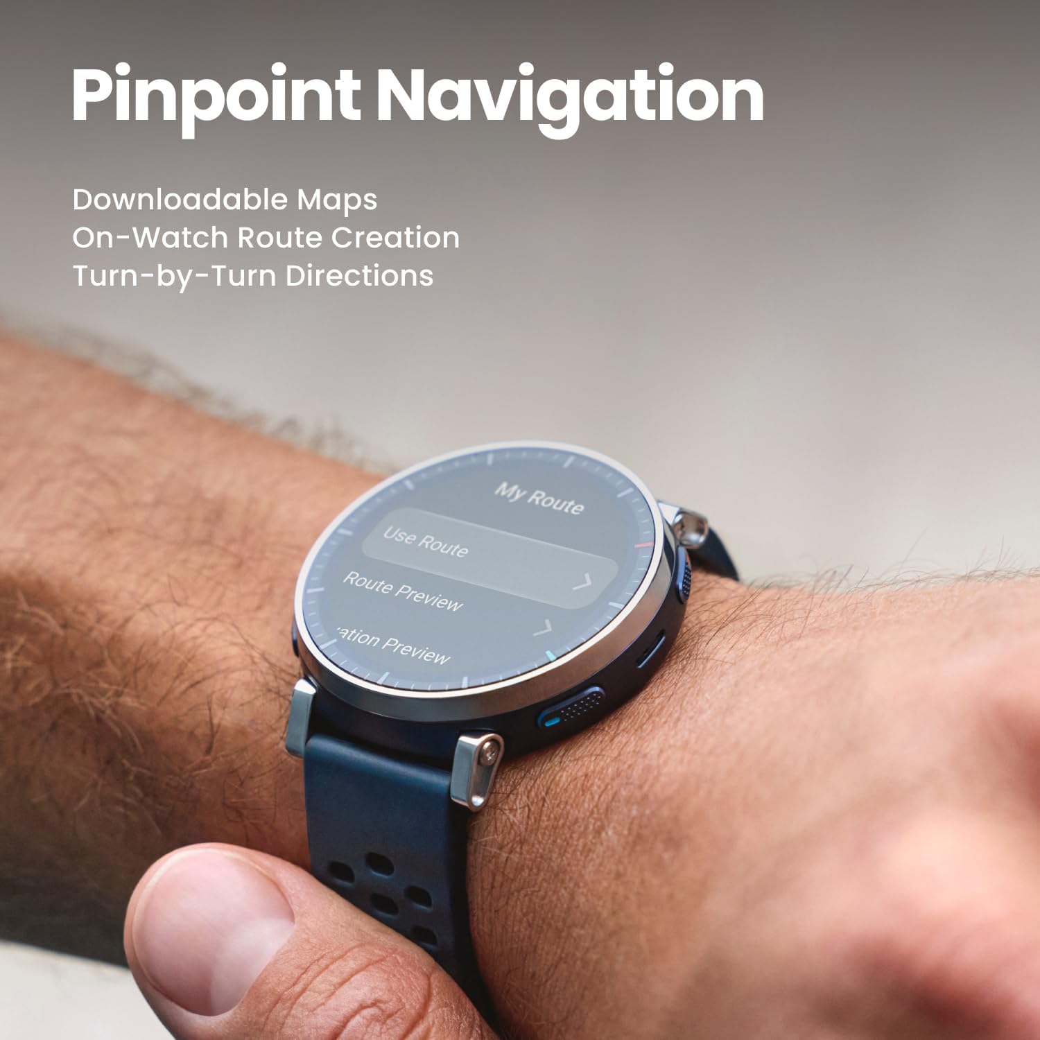 Amazfit Active 3 Premium GPS Running Smart Watch, 1.32" AMOLED Sapphire Display, 12-Day Battery, 4GB Storage, Offline Maps, 170+ Workout Modes, 5 ATM, Heart Rate & Fitness Tracker for Android & iPhone - Image 5