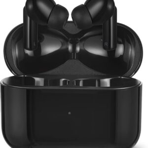 Amazon Basics Bluetooth Headphones True Wireless Earbuds IPX4Waterproof, in-Ear w/Mic,Charging Case, Black
