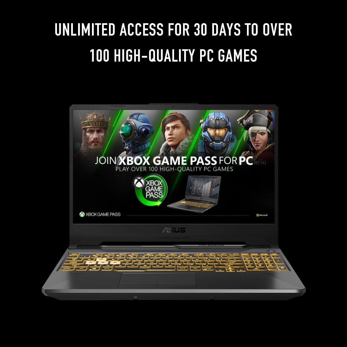 ASUS TUF Gaming A15 Gaming Laptop, 15.6” FHD 16:9 144Hz Display, AMD Ryzen™ 5 7535HS Processor, NVIDIA® GeForce RTX™ 3050, 16GB DDR5, 512GB PCIe® Gen 4.0 SSD, Wi-Fi 6, Windows 11 Home, FA506NC-DS53 - Image 8
