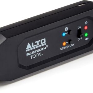 ALTO Bluetooth Total 2 XLR Equipped Rechargeable Bluetooth Receiver for Mixing Desk Audio Mixer Setups and Active PA Systems