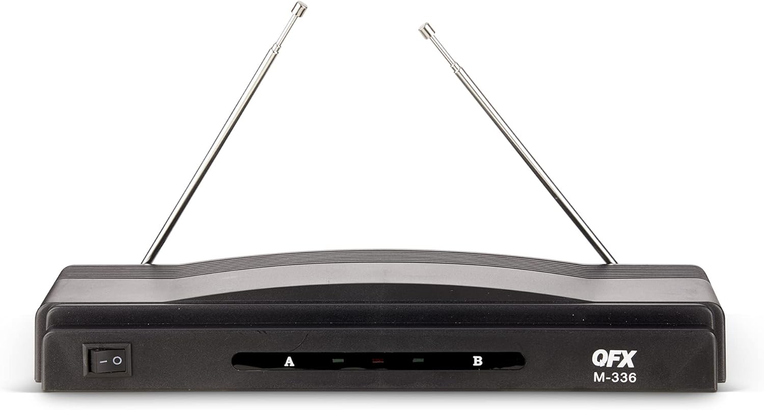 QFX M-336 Wireless Dynamic Professional Microphone - Twin Pack - Image 3