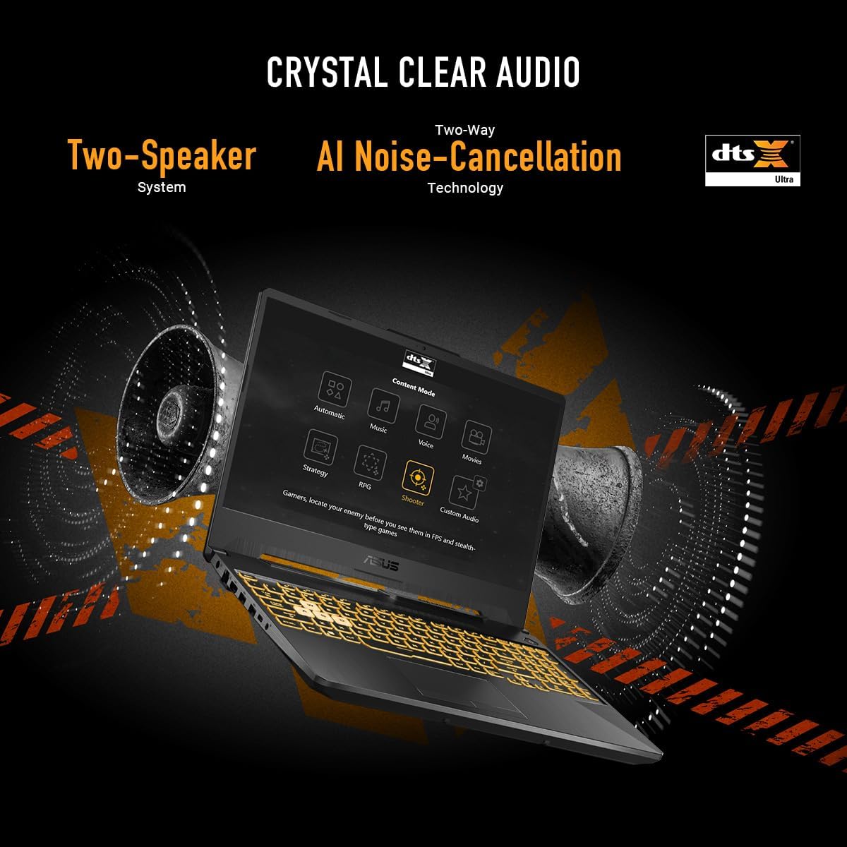 ASUS TUF Gaming A15 Gaming Laptop, 15.6” FHD 16:9 144Hz Display, AMD Ryzen™ 5 7535HS Processor, NVIDIA® GeForce RTX™ 3050, 16GB DDR5, 512GB PCIe® Gen 4.0 SSD, Wi-Fi 6, Windows 11 Home, FA506NC-DS53 - Image 4
