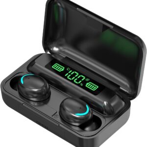 2023 Newest Wireless Earbuds, F9-5, Bluetooth Earphones with Charging Case, IPX7 Waterproof Stereo Headphones in-Ear Built-in Mic Headset for Sport