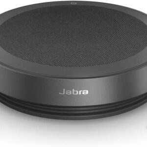 Jabra Speak2 75 SE (Second Edition) Wireless Bluetooth Speakerphone - 4 Noise-Cancelling Mics, 65mm Speakers - New Linking Feature - USB-A Dongle - Works with Zoom and Google Meet - Dark Grey