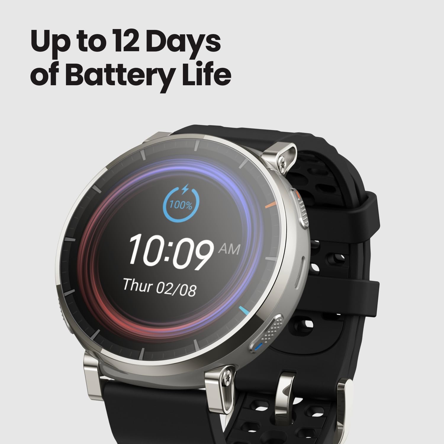 Amazfit Active 3 Premium GPS Running Smart Watch, 1.32" AMOLED Sapphire Display, 12-Day Battery, 4GB Storage, Offline Maps, 170+ Workout Modes, 5 ATM, Heart Rate & Fitness Tracker for Android & iPhone - Image 6
