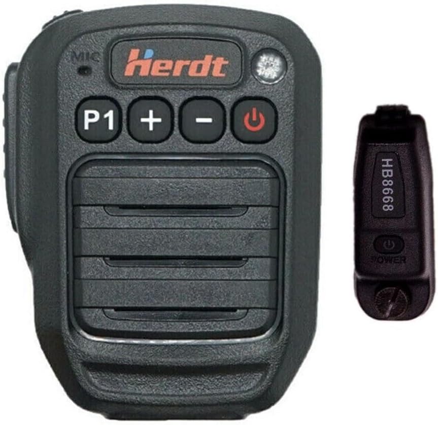 Bluetooth Hand Microphone PTT Mic Speaker Wireless Adapter for Motorola Walkie Talkie - Image 2