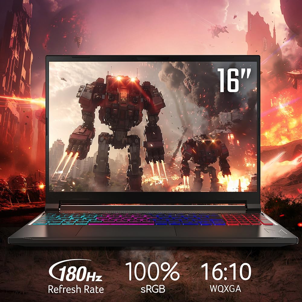 acer Nitro V 16S AI Gaming Laptop | AMD Ryzen 7 260 Processor | NVIDIA GeForce RTX 5060 Laptop GPU (572 AI Tops) | 16" WUXGA IPS 180Hz Display | 32GB DDR5 | 1TB Gen 4 SSD | Wi-Fi 6 | ANV16S-41-R2AJ - Image 6