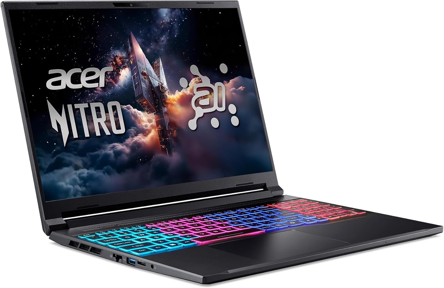 acer Nitro V 16S AI Gaming Laptop | AMD Ryzen 7 260 Processor | NVIDIA GeForce RTX 5060 Laptop GPU (572 AI Tops) | 16" WUXGA IPS 180Hz Display | 32GB DDR5 | 1TB Gen 4 SSD | Wi-Fi 6 | ANV16S-41-R2AJ - Image 10