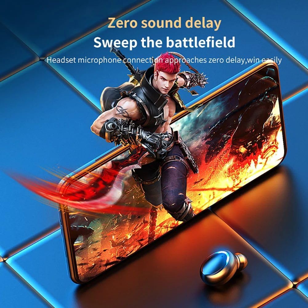 2023 Newest Wireless Earbuds, F9-5, Bluetooth Earphones with Charging Case, IPX7 Waterproof Stereo Headphones in-Ear Built-in Mic Headset for Sport - Image 6