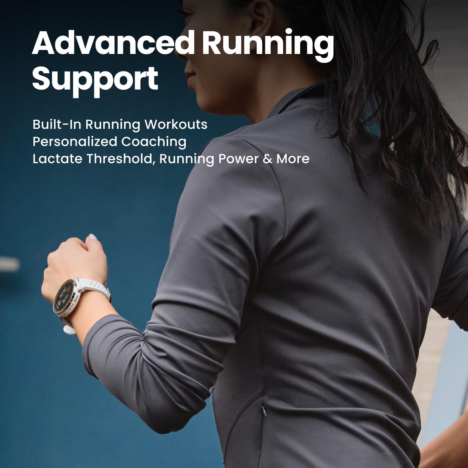 Amazfit Active 3 Premium GPS Running Smart Watch, 1.32" AMOLED Sapphire Display, 12-Day Battery, 4GB Storage, Offline Maps, 170+ Workout Modes, 5 ATM, Heart Rate & Fitness Tracker for Android & iPhone - Image 3