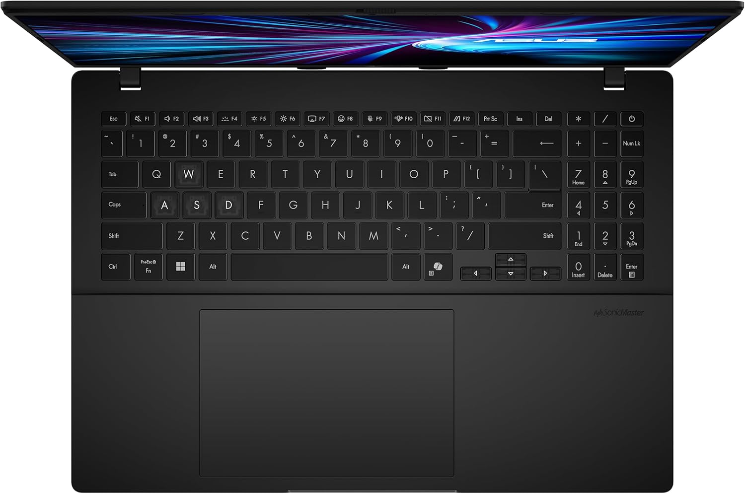 ASUS V16 16" WUXGA 144Hz Gaming Laptop, Intel® Core™ 7 240H, RTX™ 5070, 16GB DDR5 RAM, 1TB SSD, V3607VP-DS74, Matte Black - Image 13