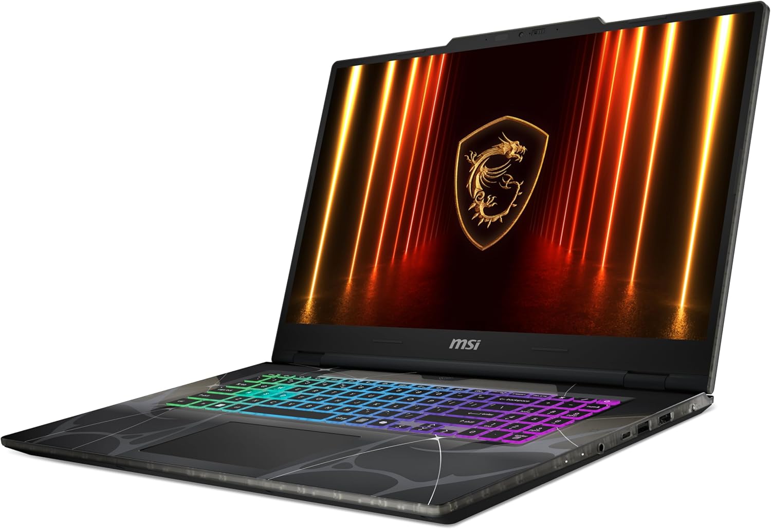 msi Cyborg 17 17.3" FHD 144Hz Gaming Laptop: Intel Core 7-240H, NVIDIA Geforce RTX 5060, 16GB DDR5, 1TB NVMe SSD, Type C, Wi-Fi 6E, Win 11 Home: Translucent Black B2RWFKG-074US - Image 3