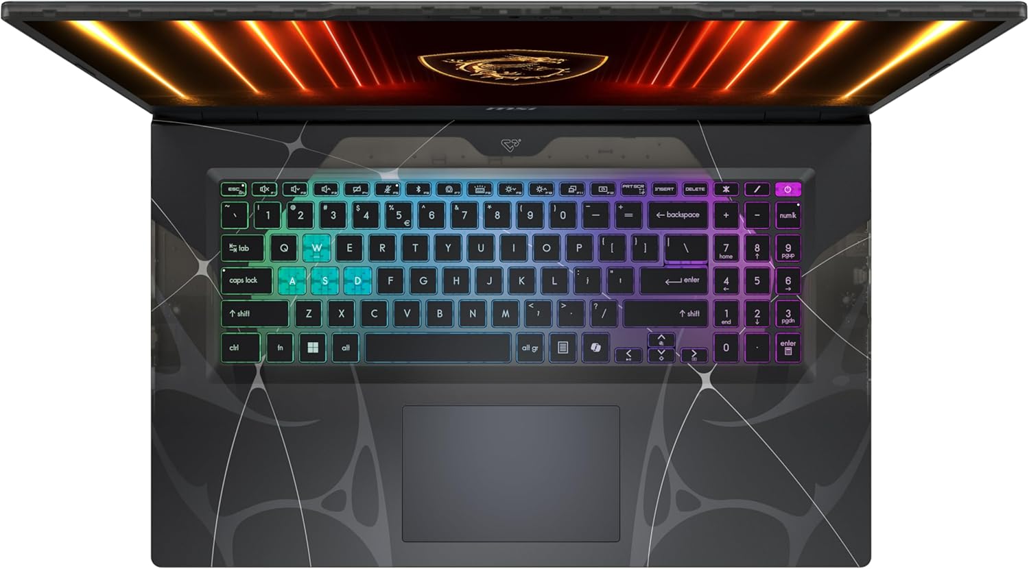 msi Cyborg 17 17.3" FHD 144Hz Gaming Laptop: Intel Core 7-240H, NVIDIA Geforce RTX 5060, 16GB DDR5, 1TB NVMe SSD, Type C, Wi-Fi 6E, Win 11 Home: Translucent Black B2RWFKG-074US - Image 5