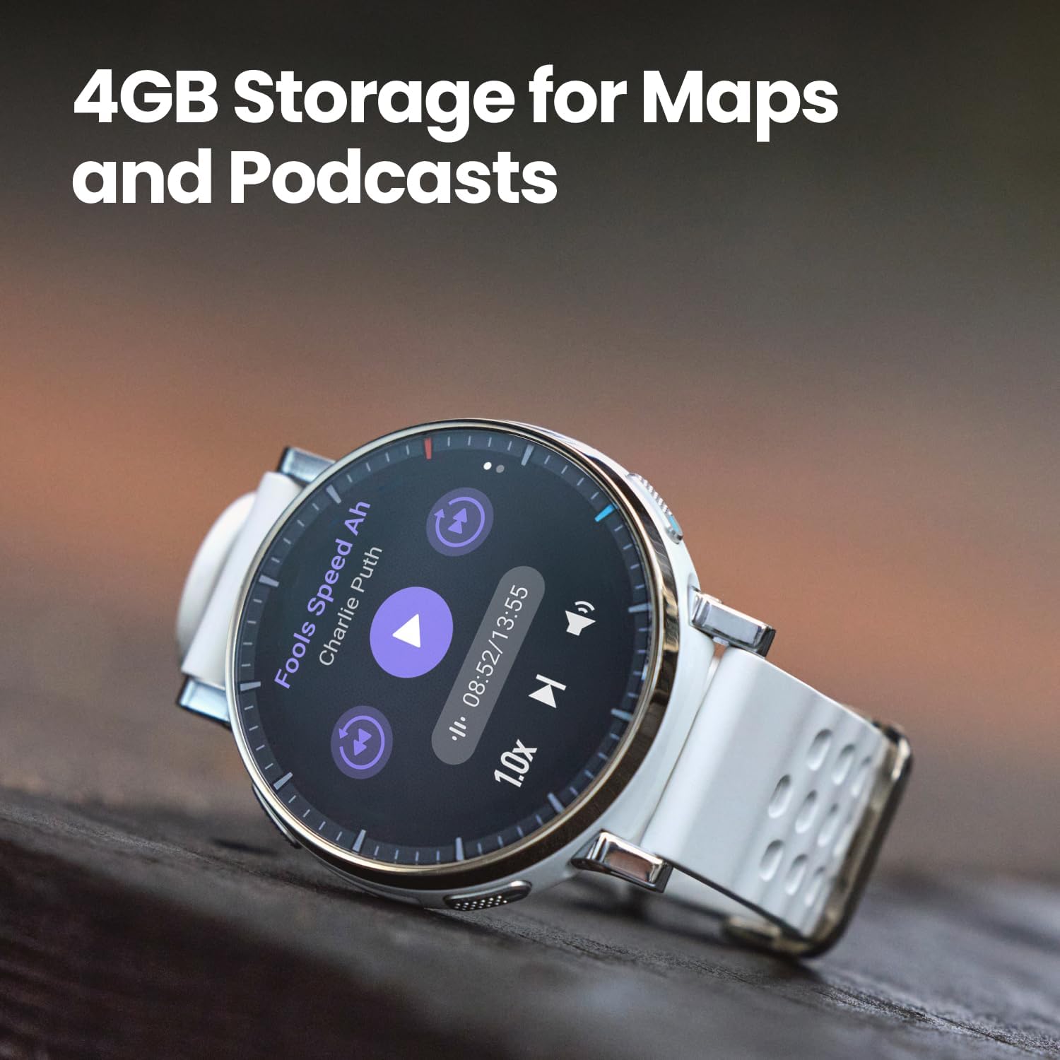 Amazfit Active 3 Premium GPS Running Smart Watch, 1.32" AMOLED Sapphire Display, 12-Day Battery, 4GB Storage, Offline Maps, 170+ Workout Modes, 5 ATM, Heart Rate & Fitness Tracker for Android & iPhone - Image 7