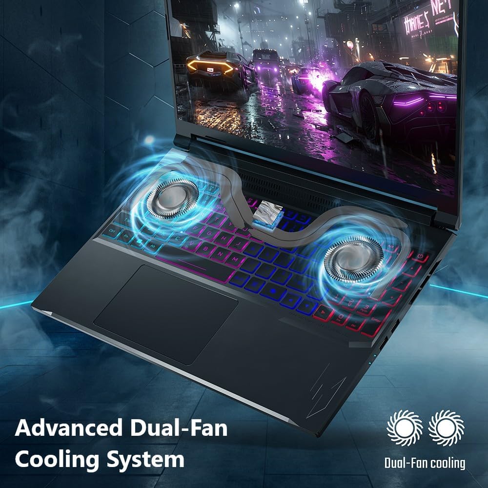 acer Nitro V 16S AI Gaming Laptop | AMD Ryzen 7 260 Processor | NVIDIA GeForce RTX 5060 Laptop GPU (572 AI Tops) | 16" WUXGA IPS 180Hz Display | 32GB DDR5 | 1TB Gen 4 SSD | Wi-Fi 6 | ANV16S-41-R2AJ - Image 8