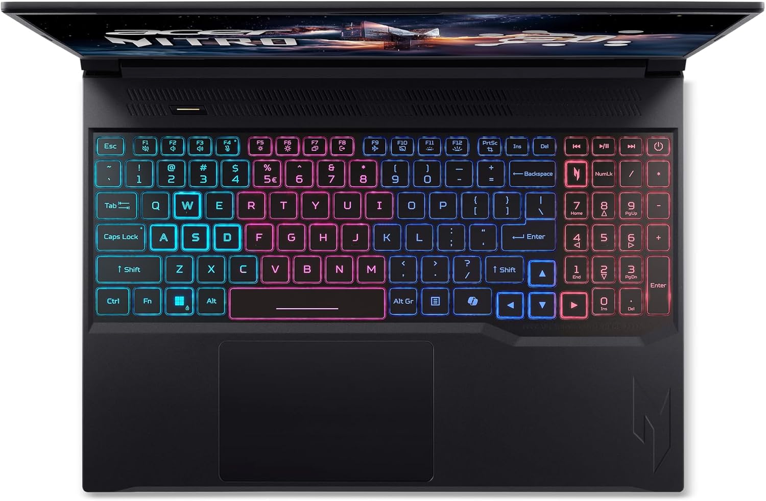 acer Nitro V 16S AI Gaming Laptop | AMD Ryzen 7 260 Processor | NVIDIA GeForce RTX 5060 Laptop GPU (572 AI Tops) | 16" WUXGA IPS 180Hz Display | 32GB DDR5 | 1TB Gen 4 SSD | Wi-Fi 6 | ANV16S-41-R2AJ - Image 12