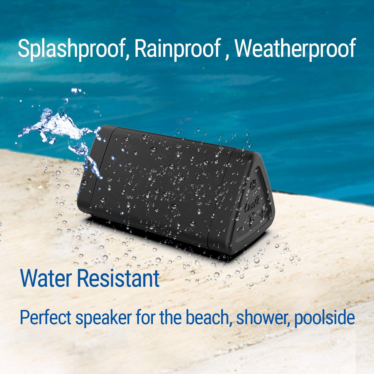 OontZ Angle 3 (4th Gen) – 2 Pack, Portable Bluetooth Speakers, Dual Pairing Stereo Sound, 12W Stereo Sound, 24 Hour Playtime, 100 Foot Wireless Range, Waterproof, Home, Outdoor (Black) - Image 6