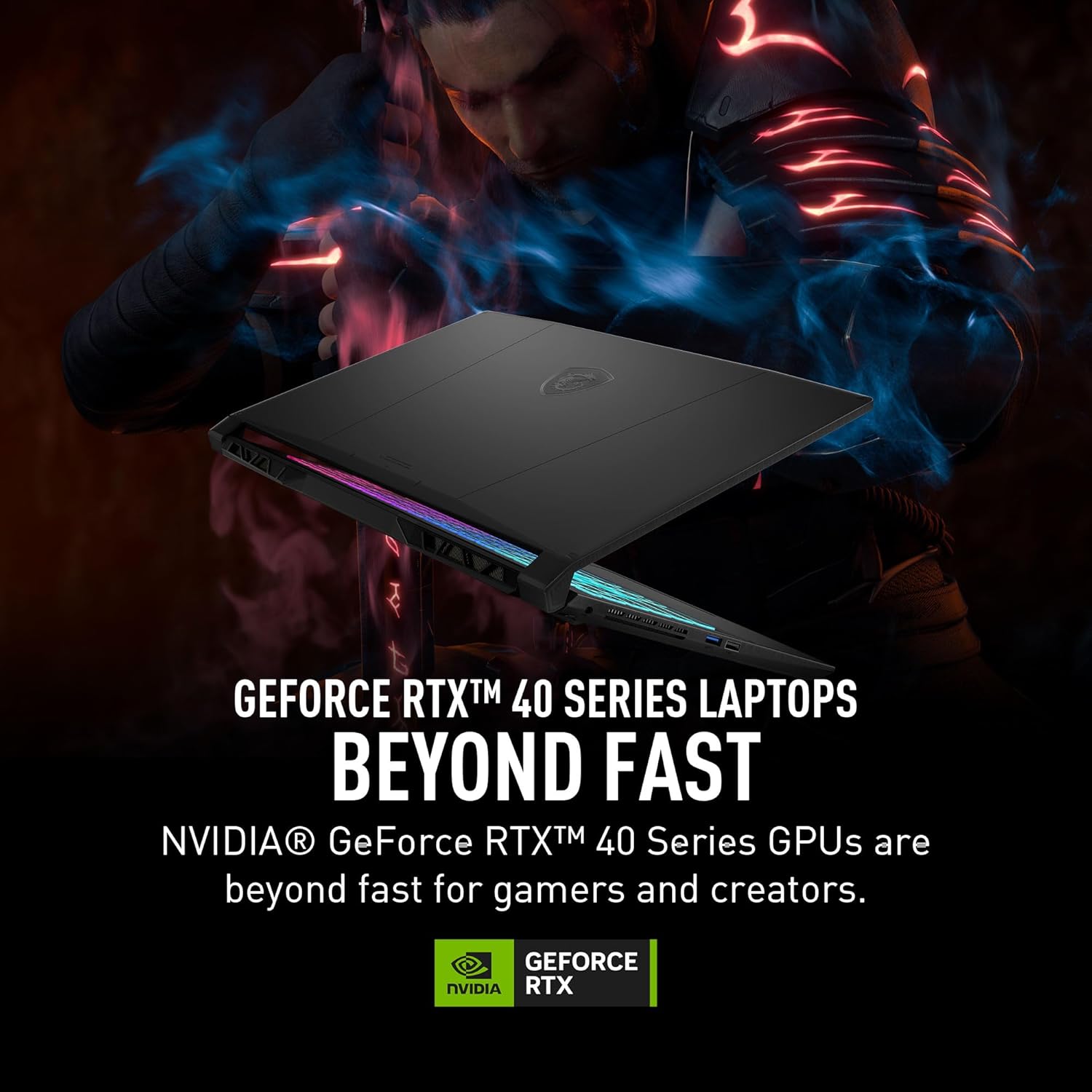 msi Katana A15 AI Gaming Laptop 15.6” QHD 165Hz – Ryzen 9-8945HS, RTX 4070, 32GB DDR5, 1TB SSD, Cooler Boost 5, Windows 11: Black B8VG-450US - Image 4