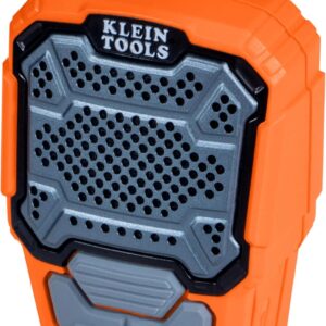 KLEIN TOOLS AEPWS1 Wearable Bluetooth Speaker, Built-in Mic for Hands-Free Music and Calls, Portable, Waterproof IP67, Magnetic and Clip-On Jobsite Mini Speaker