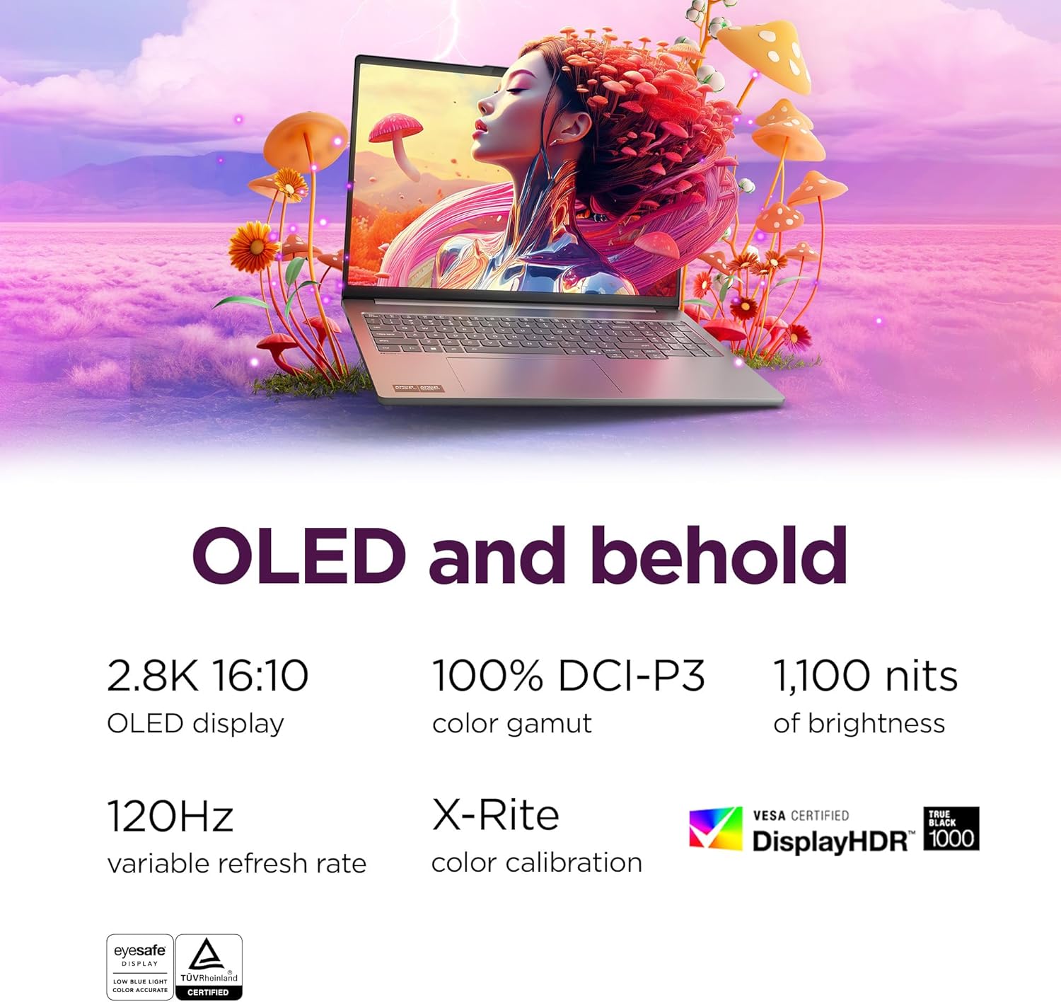 Lenovo IdeaPad Pro 5-2025 - 16" OLED 2880 x 1800 120Hz Display - 16GB Memory - 1 TB Storage - Ryzen AI 7 350 - NVIDIA GeForce RTX5050 - Windows 11 Home - Luna Grey - Image 7