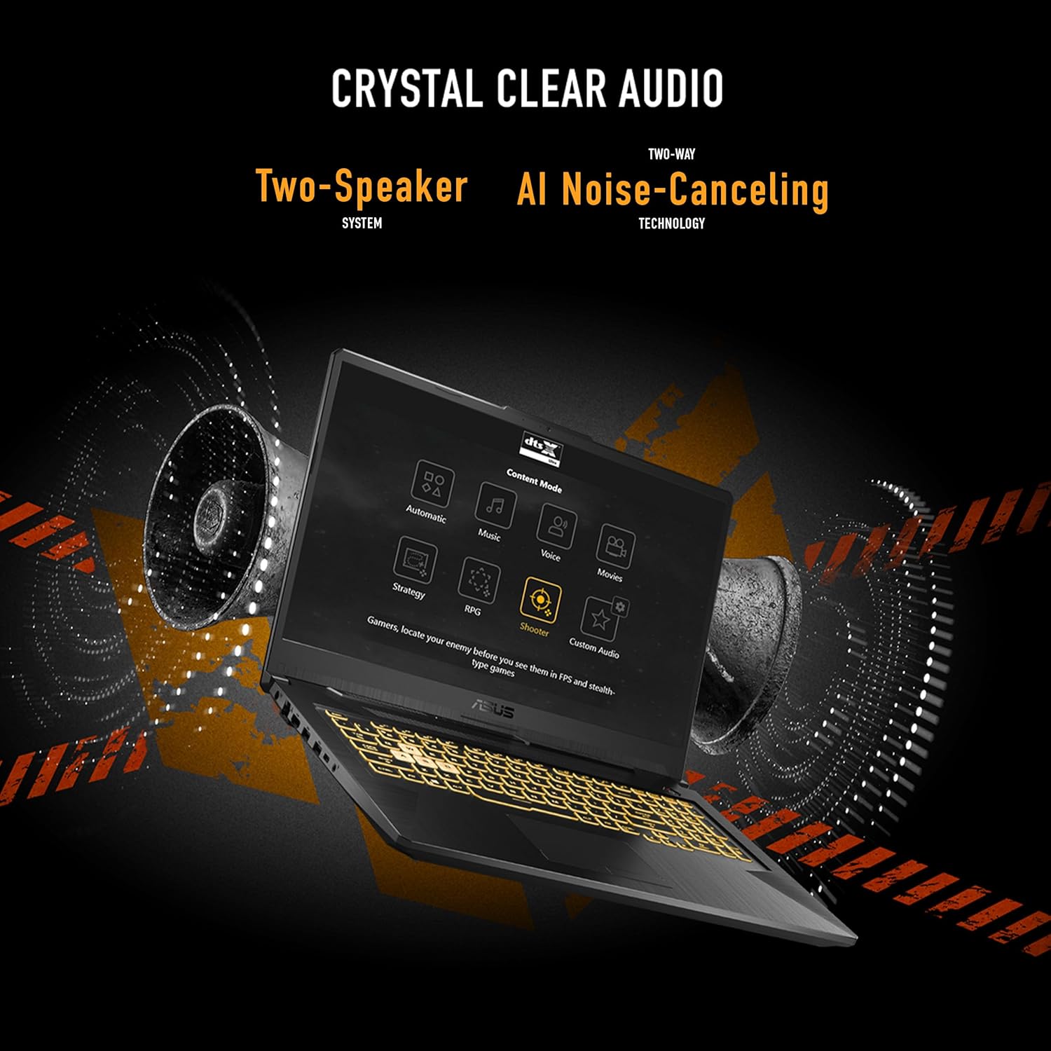 ASUS TUF Gaming A17 (2023) Gaming Laptop, 17.3” FHD 144Hz IPS-Level Display, NVIDIA® GeForce RTX™ 2050, AMD® Ryzen™ 5 7535HS, 86GB DDR5, 512GB PCIe Gen4 SSD, Wi-Fi 6, Windows 11, FA706NF-RS51 - Image 4