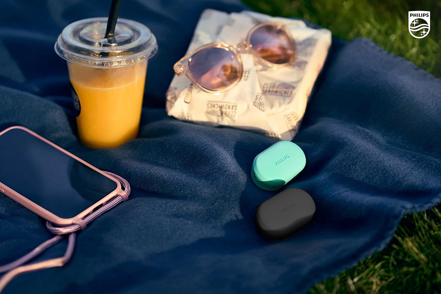 Philips T1207 True Wireless Headphones with Up to 18 Hours Playtime and IPX4 Water Resistance, Teal - Image 8