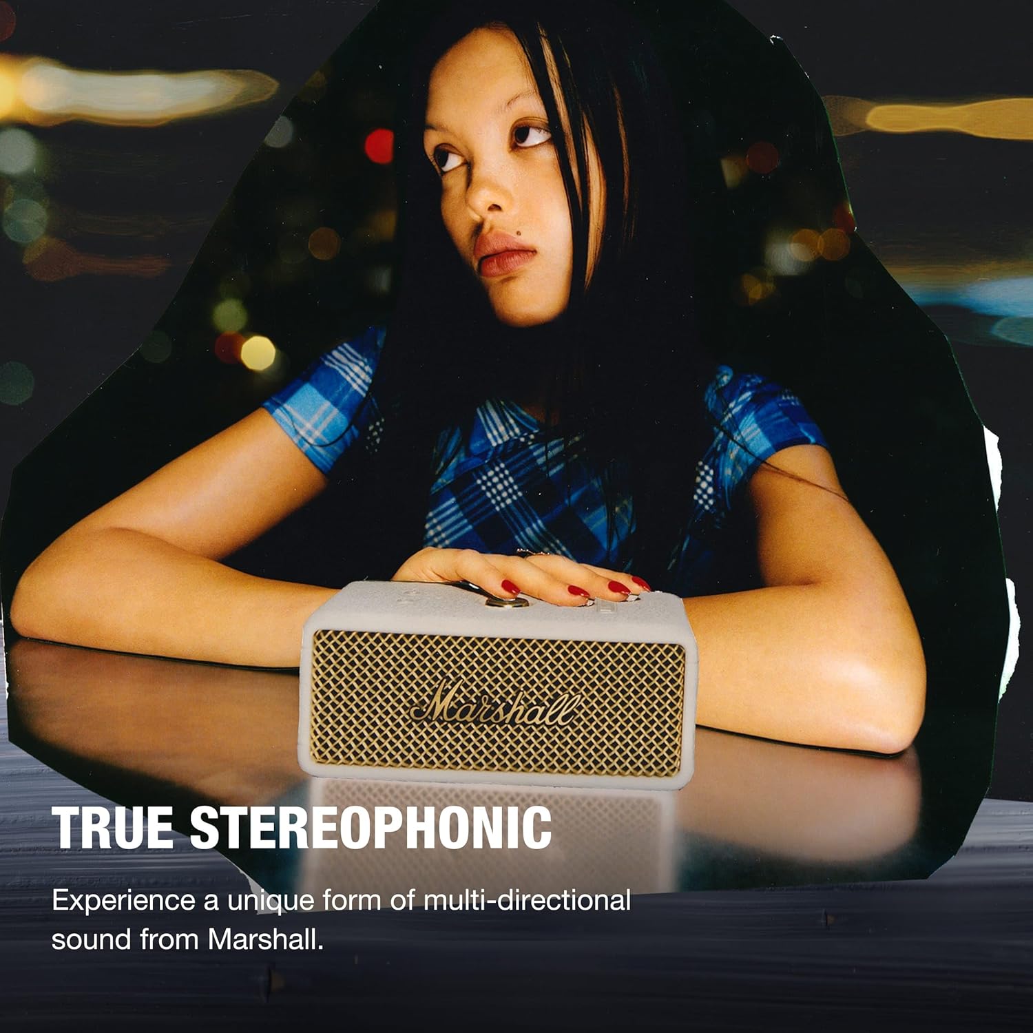 Marshall Emberton III Portable Bluetooth Speaker - Rugged Waterproof/Dust-Proof Design | Loud Stereo Sound, Deep Bass | Compact and Wireless for Travel and Outdoors - Cream - Image 3