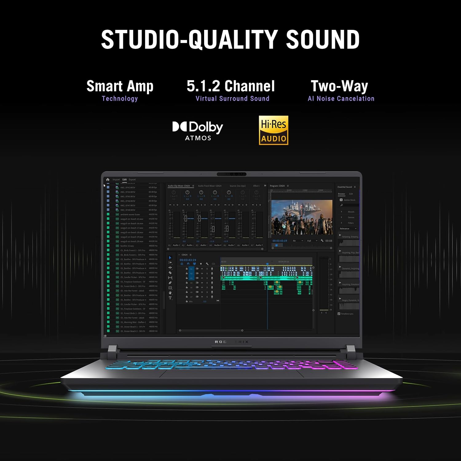 ASUS ROG Strix G16 (2025) Gaming Laptop, 16” FHD+ 16:10 165Hz/3ms Display, NVIDIA® GeForce RTX™ 5060 Laptop GPU, Intel® Core™ i7 Processor 14650HX, 16GB DDR5, 1TB Gen 4 SSD, Wi-Fi 7, Windows 11 Home - Image 10