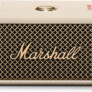 Marshall Emberton III Portable Bluetooth Speaker - Rugged Waterproof/Dust-Proof Design | Loud Stereo Sound, Deep Bass | Compact and Wireless for Travel and Outdoors - Cream
