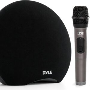 Pyle Portable Speaker Bluetooth | 280W Portable Waterproof Bluetooth Speaker with Dual 3” Subwoofers, Wireless Mic, TWS, MP3/USB/AUX Playback | Built-in Rechargeable Battery | For Indoor & Outdoor Use