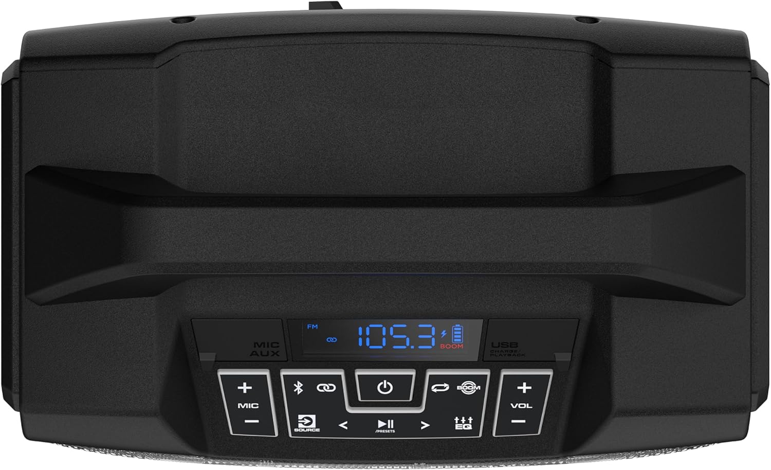 ION Tailgater Boom - Outdoor Portable Bluetooth Speaker with Mic in, FM Radio, USB Port, Battery, IPX5 Water-Resistant, Wireless Stereo-Link, App, 60W - Image 13