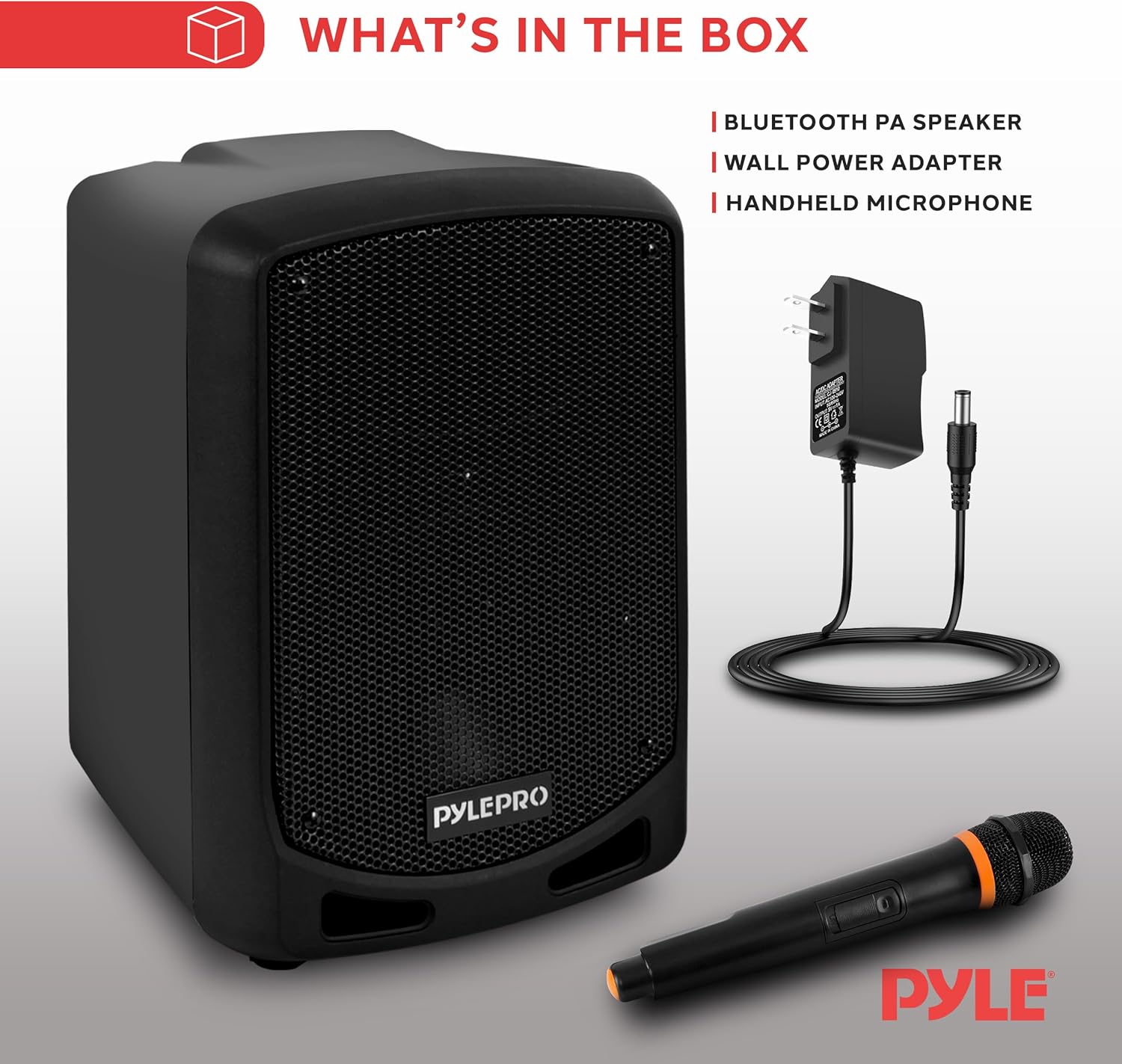 Pyle Bluetooth Karaoke PA Speaker - Indoor / Outdoor Portable Sound System with Wireless Mic, Audio Recording, Rechargeable Battery, USB / SD Reader, Stand Mount - for Party, Control - PSBT65A Black - Image 6