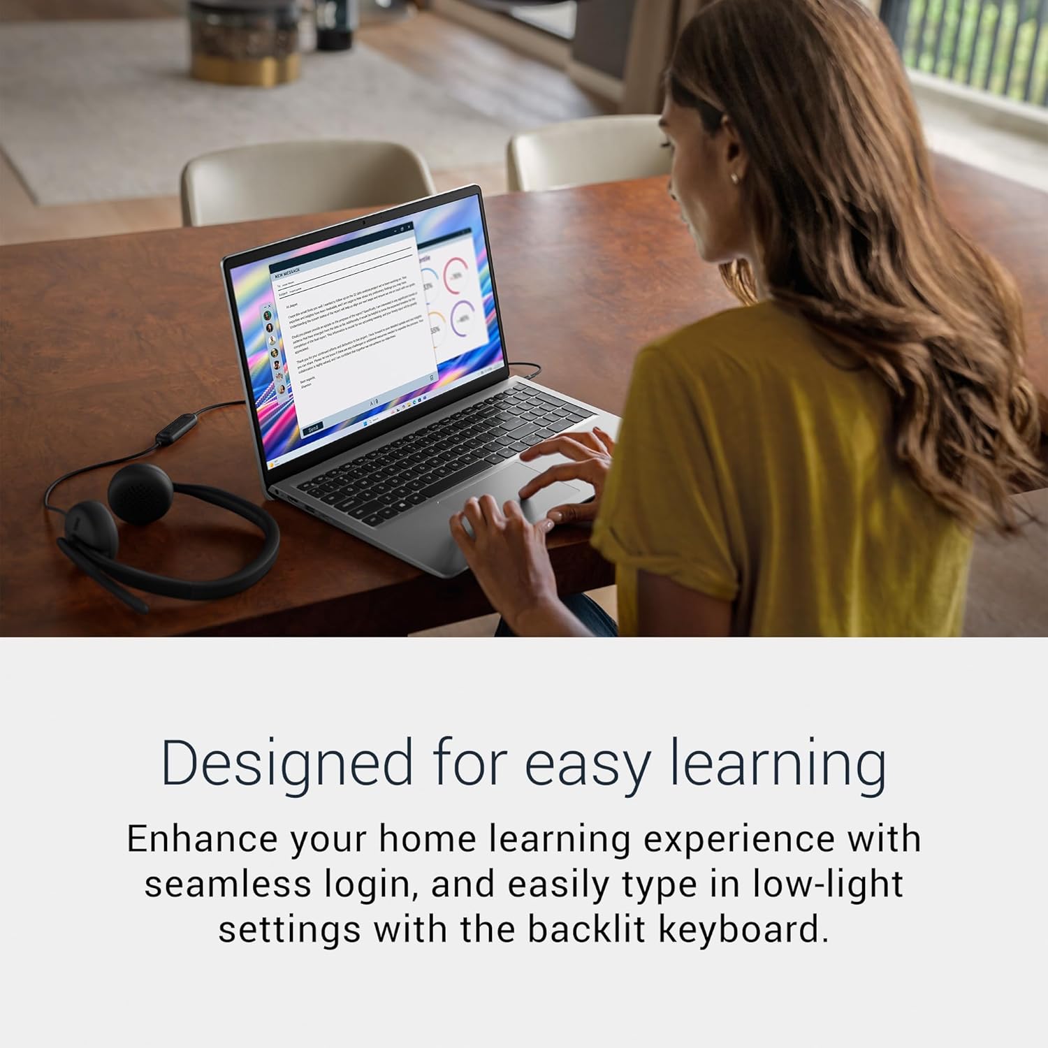 Dell 15 Laptop DC15250-15.6-inch FHD (1920x1080) 120Hz Display, Intel Core i5-1334U Processor, 16GB DDR4 RAM, 512GB SSD, Intel UHD Graphics, Windows 11 Home, Onsite Service - Platinum Silver - Image 4